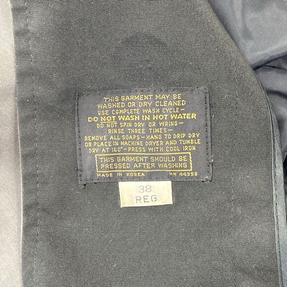 Vintage CLIPPER MIST Men's Size 38 Reg Gray Trench Over Coat w/ Zip-Out Liner - Picture 10 of 16